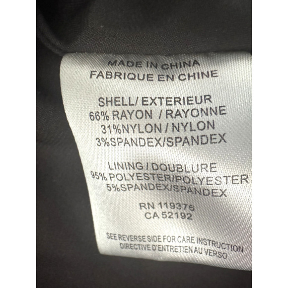 Helmut Lang Jacket M Black Ponte Knit Asymmetrical Zip Pockets Crop Moto Modern - Picture 9 of 9